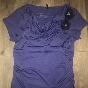 Maurice’s Dark Navy Dress Shirt size L